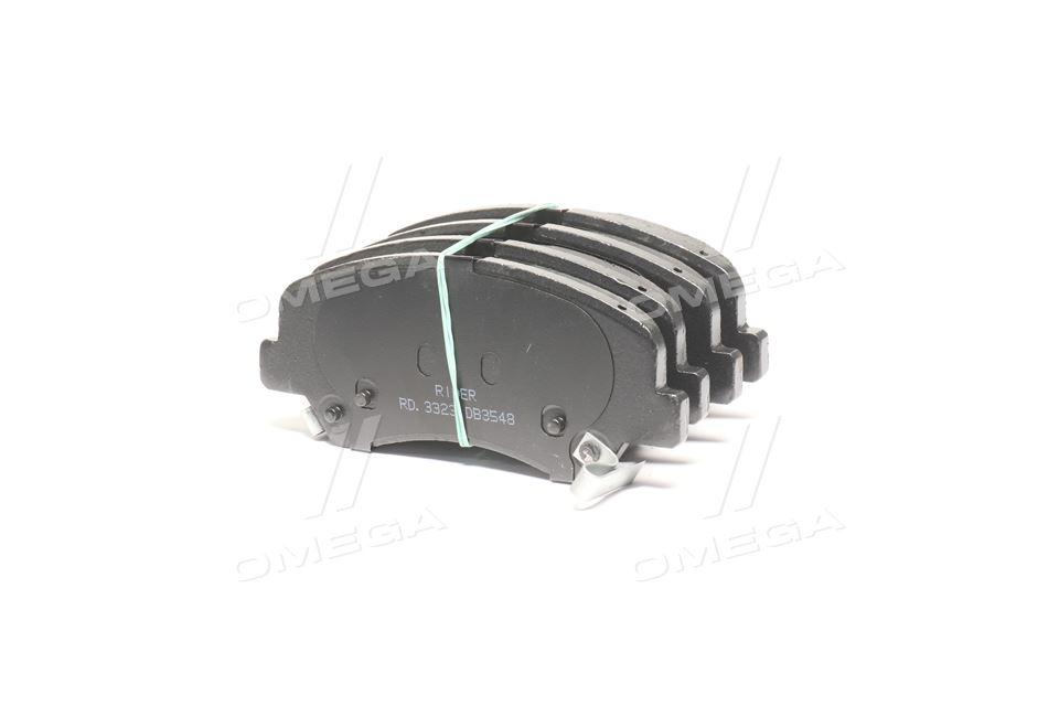 Колодка торм. диск. hyundai accent, kia rio 11- передн. (rider) RIDER