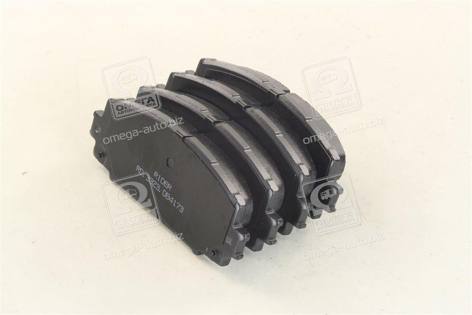 Колодка торм. диск. toyota prius 1,8 hybrid 09- передн. (rider) RIDER