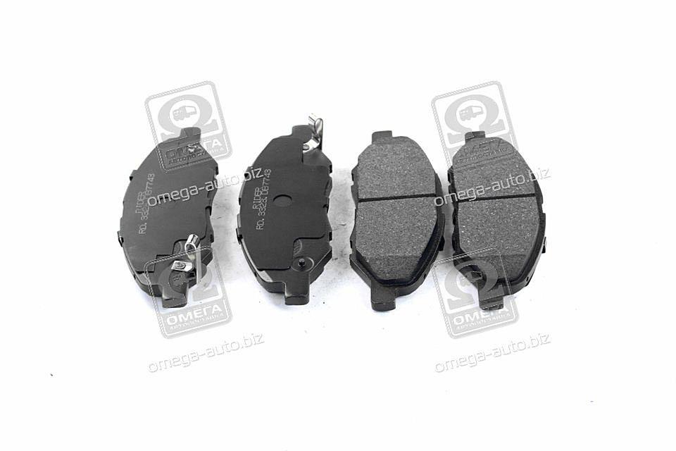 Колодка торм. диск. nissan micra 03-/note/tiida 06- передн. (rider) RIDER