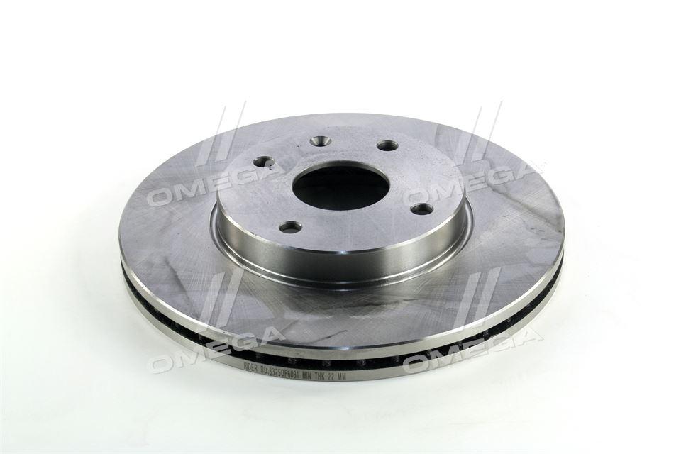 Диск тормозной chevrolet evanda 06- передн. (rider) RIDER