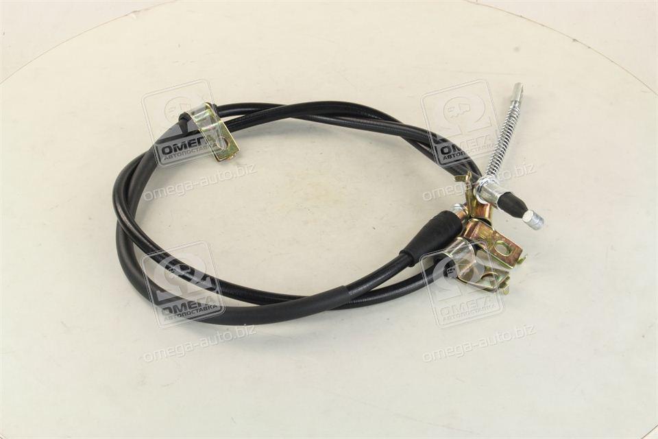 Трос ручного тормоза daewoo lanos лев., l=1650/1410 (rider) RIDER