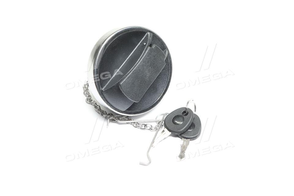 Крышка бака топл. scania (пластик с метал. ободом) 60мм. (с ключем и цепью) (rider) RIDER