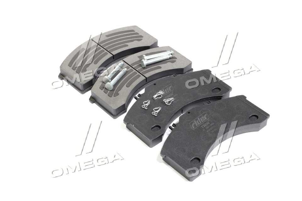 Колодка торм. диск. twin (компл. на ось) iveco eurocargo,tech,star (rider) RIDER