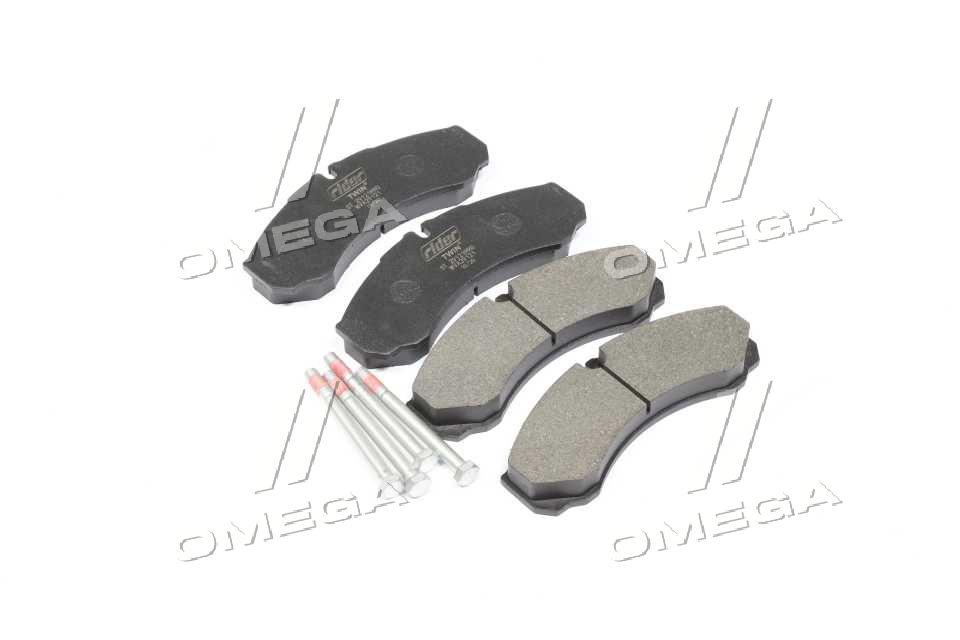 Колодка торм. диск. twin (компл. на ось) iveco daily передн./задн. (rider) RIDER