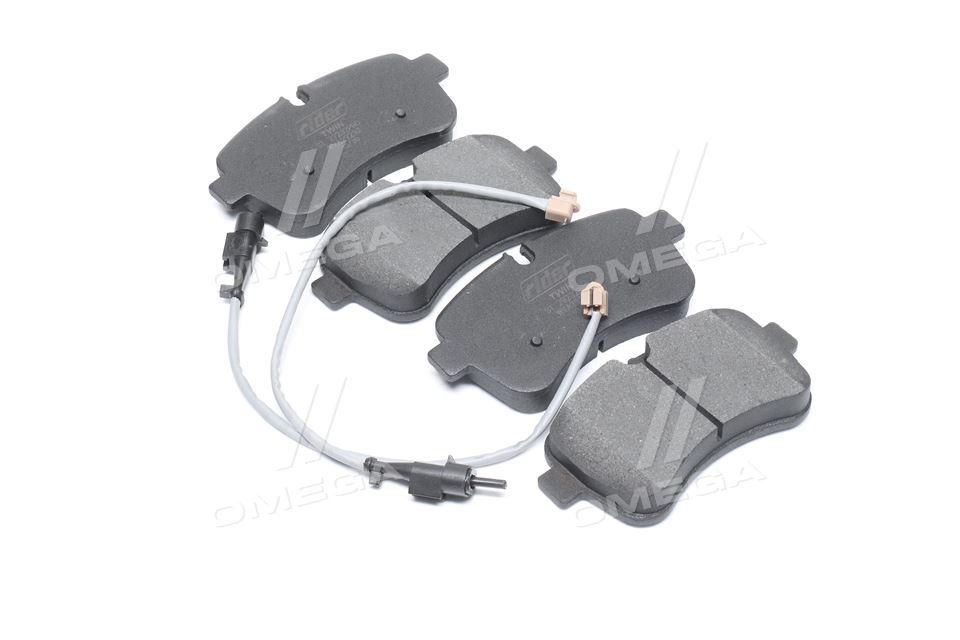 Колодка торм. диск. twin (компл. на ось) iveco daily iii 2.3 06- задн. (rider) RIDER