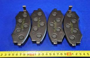 Комплект тормозных колодок, дисковый тормоз PARTS-MALL