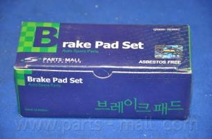 Комплект тормозных колодок, дисковый тормоз PARTS-MALL