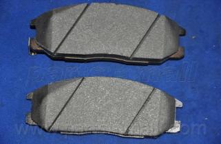 Комплект тормозных колодок, дисковый тормоз PARTS-MALL