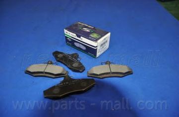 Комплект тормозных колодок, дисковый тормоз PARTS-MALL PKC-010