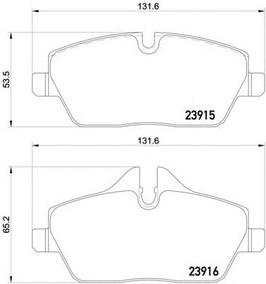 Комплект тормозных колодок, дисковый тормоз TEXTAR