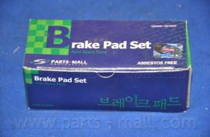 Комплект тормозных колодок, дисковый тормоз PARTS-MALL PKE-004