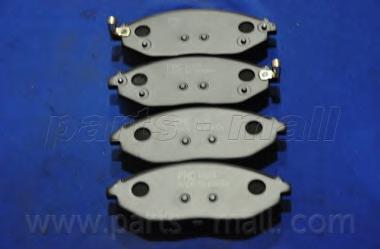 Комплект тормозных колодок, дисковый тормоз PARTS-MALL