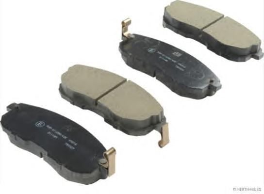 Комплект тормозных колодок, дисковый тормоз HERTH+BUSS JAKOPARTS