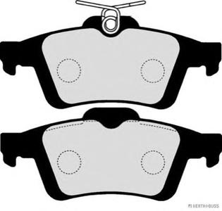 Комплект тормозных колодок, дисковый тормоз HERTH+BUSS JAKOPARTS