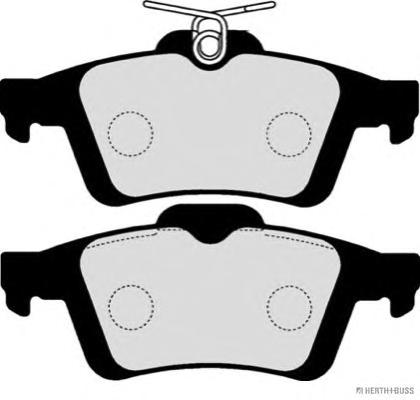 Комплект тормозных колодок, дисковый тормоз HERTH+BUSS JAKOPARTS