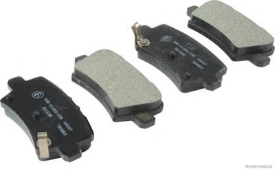 Комплект тормозных колодок, дисковый тормоз HERTH+BUSS JAKOPARTS J3614019