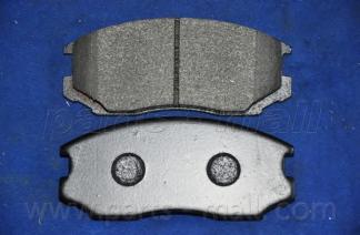 Комплект тормозных колодок, дисковый тормоз PARTS-MALL