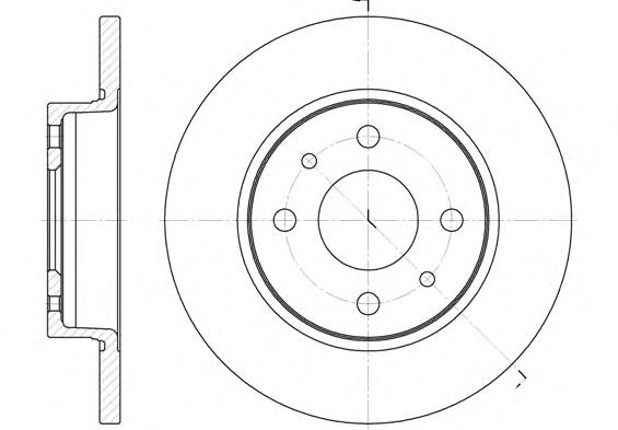 Тормозной диск REMSA