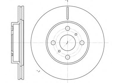 Тормозной диск REMSA 6635.10