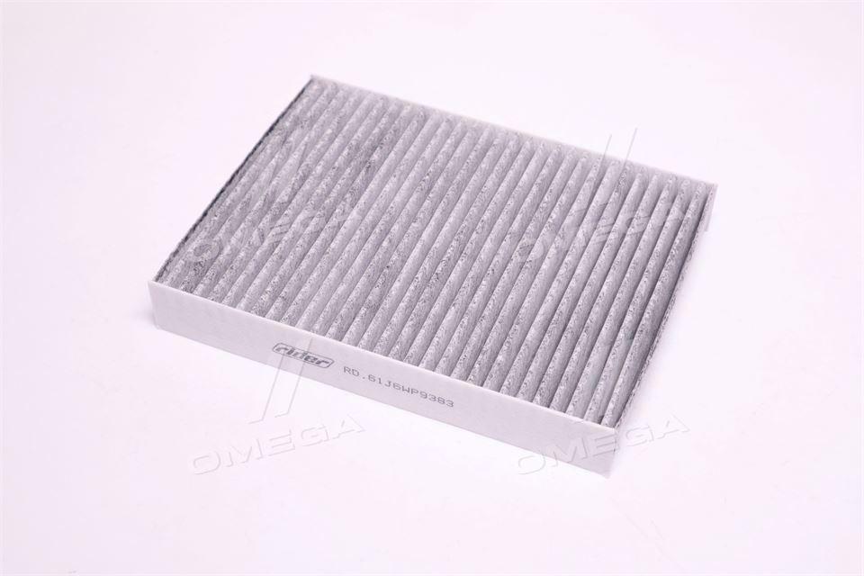 Фильтр салона renault scenic 09-, trafic 14- угольный (rider) RIDER