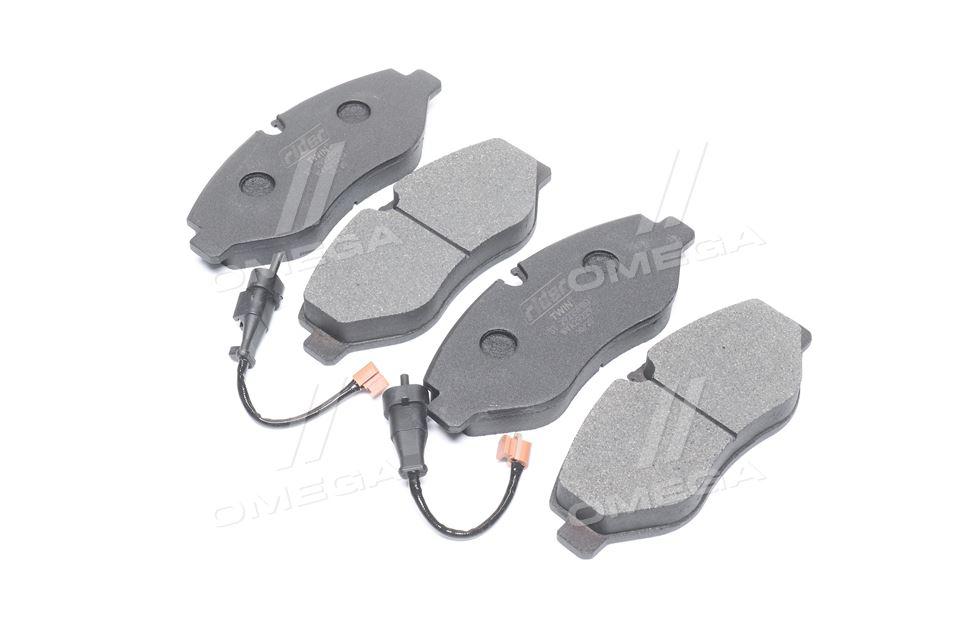 Колодка торм. диск. twin (компл. на ось) iveco daily iii 2.3 3.0 06- передн. (rider) RIDER