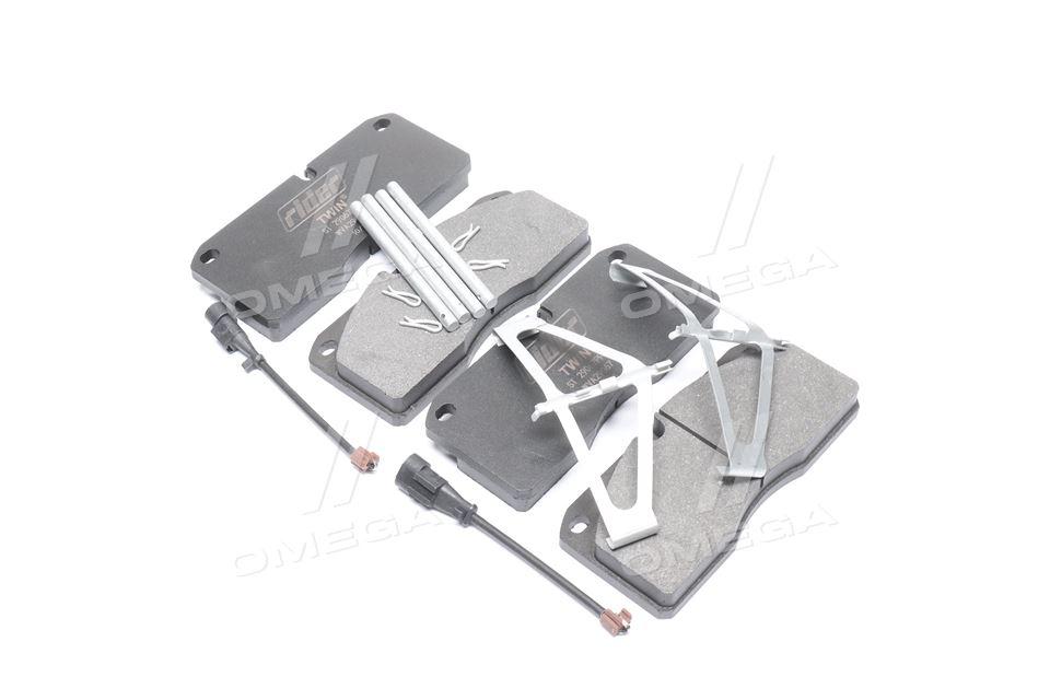 Колодка торм. диск. twin (компл. на ось) (с датчиками) iveco eurocargo,tech,star (rider) RIDER