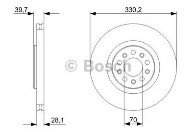 Тормозной диск BOSCH 0986479290