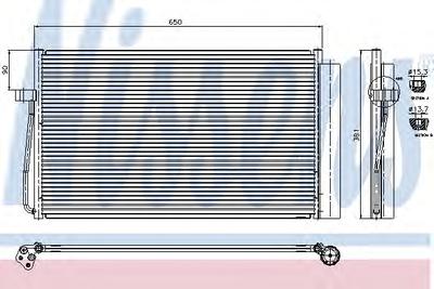 Конденсатор, кондиционер NISSENS 94747
