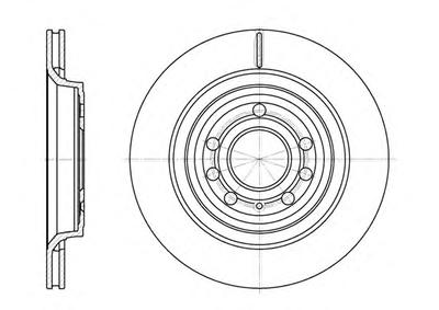 Тормозной диск REMSA 6686.10