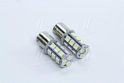 Лампа led указателей поворотов и стоп-сигналов (18smd) ba15s 12v white 2шт. блистер <tempest> TEMPEST TP-202S25-12V