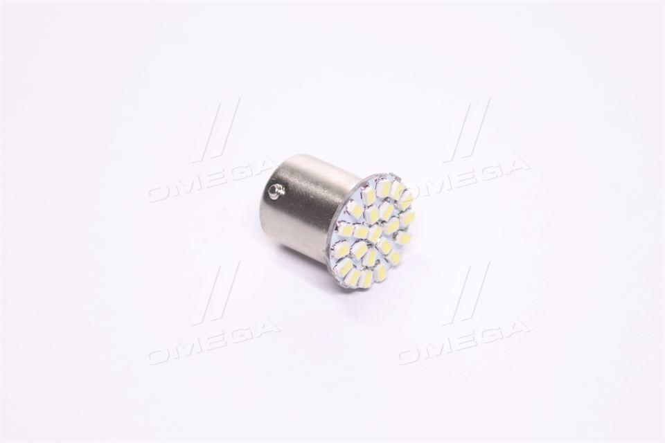Лампа led указателей поворотов и стоп-сигналов 12v r5w ba15s 22smd white<tempest> TEMPEST