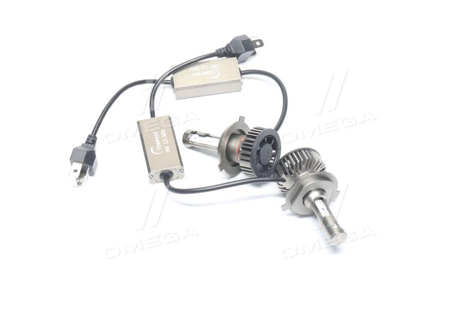 Лампа светодиодная h4 led 6000k, 24v <tempest plus> TEMPEST