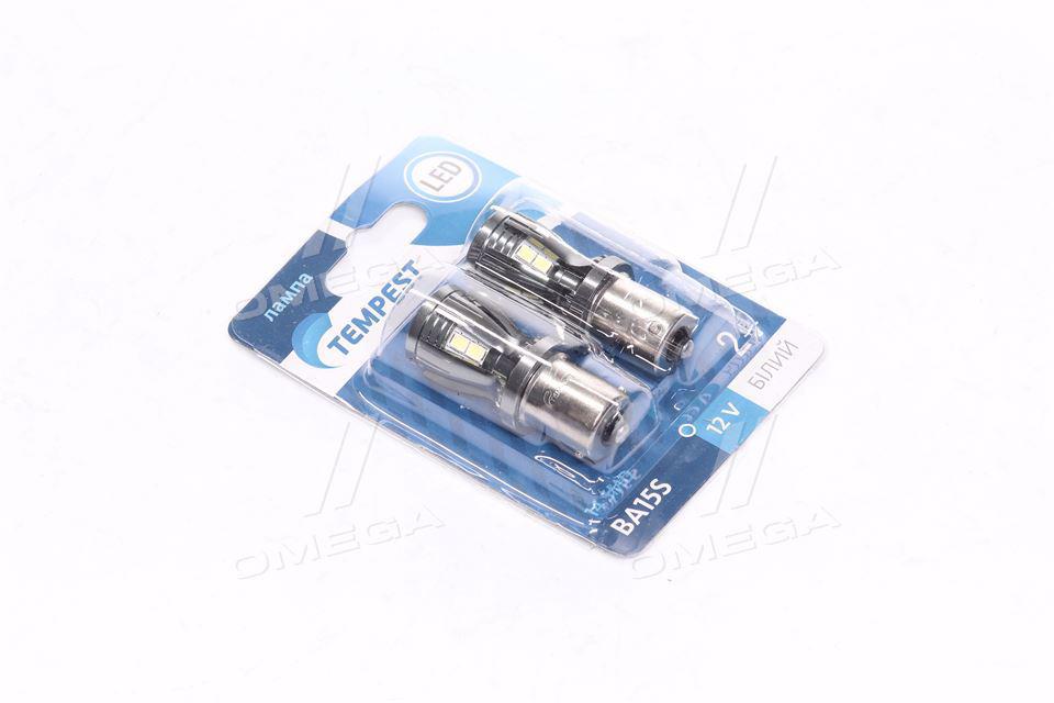 Лампа led указателей поворотов и стоп-сигналов 12v ba15s 14smd white<tempest> TEMPEST