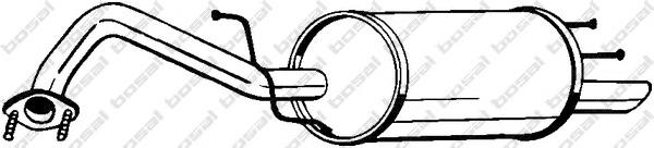 Глушитель выхлопных газов конечный BOSAL