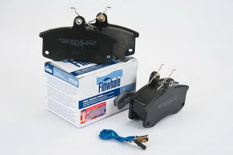 Комплект тормозных колодок, дисковый тормоз FINWHALE