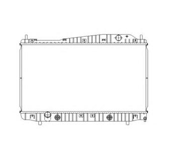 Радиатор, охлаждение двигателя NRF 53482