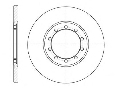 Тормозной диск REMSA 61201.00