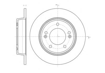 Тормозной диск REMSA 61435.00