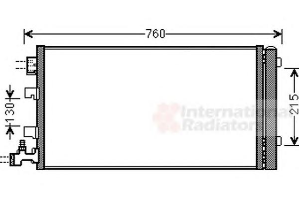 Конденсатор, кондиционер VAN WEZEL