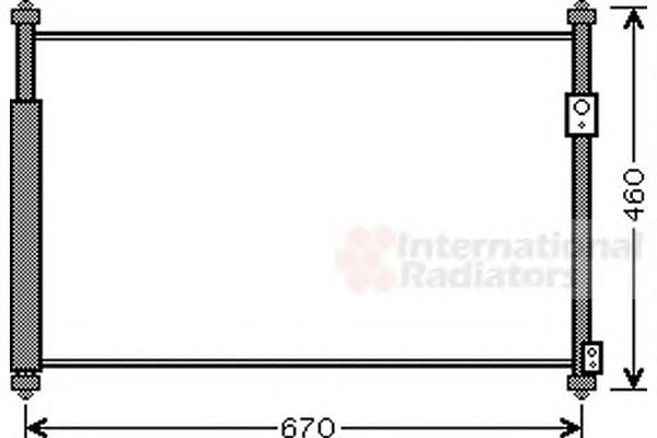 Конденсатор, кондиционер VAN WEZEL