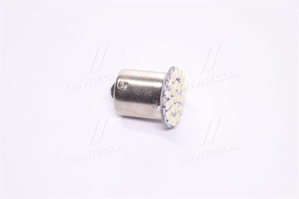 Лампа led указателей поворотов и стоп-сигналов 24v r5w ba15s 22smd white<tempest> TEMPEST