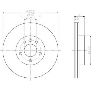 Тормозной диск TEXTAR 98200109801