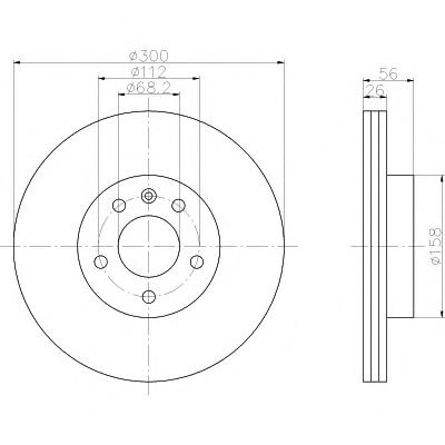 Тормозной диск TEXTAR