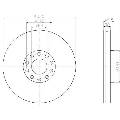 Тормозной диск TEXTAR