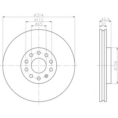 Тормозной диск TEXTAR