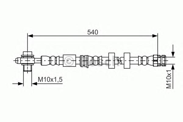 Тормозной шланг BOSCH