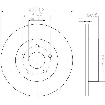Тормозной диск TEXTAR