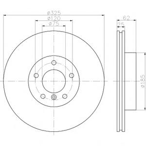 Тормозной диск TEXTAR 98200141501