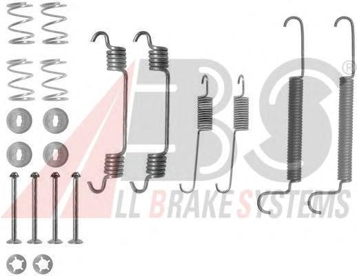 Комплектующие, тормозная колодка A.B.S.