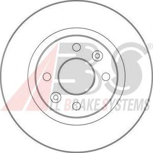 Тормозной диск A.B.S. 16150